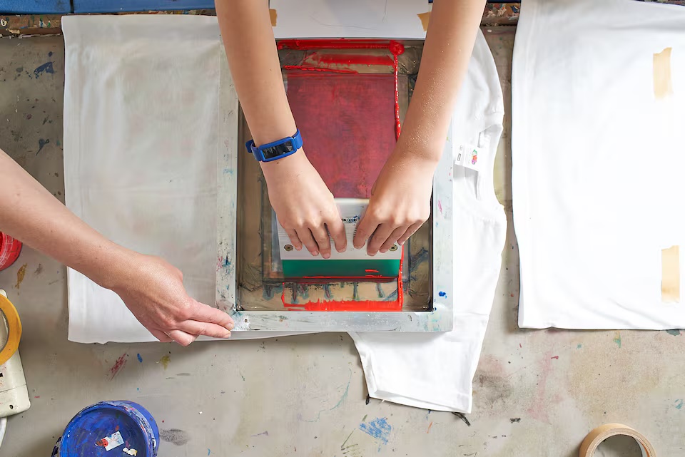 Screen Print Your Own T-Shirt or Tote Bag